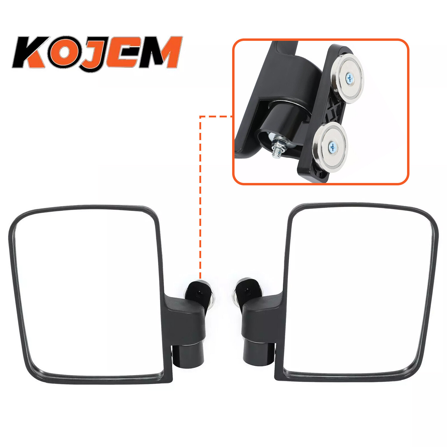 Universal 220Lb Rated Magnet Tractor Side Mirrors For Kubota John Deere Cummins Universal 220Lb Rated Magnet Tractor Side Mirrors For Kubota John Deere Cummins