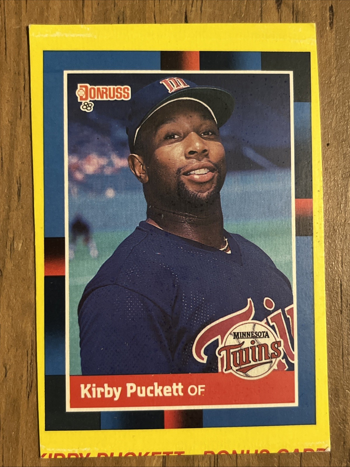 1988 Donruss Kirby Puckett #Nno RARE Tri-Blister Pack Edition NO NUMBER UNCUT 1988 Donruss Kirby Puckett #Nno RARE Tri-Blister Pack Edition NO NUMBER UNCUT