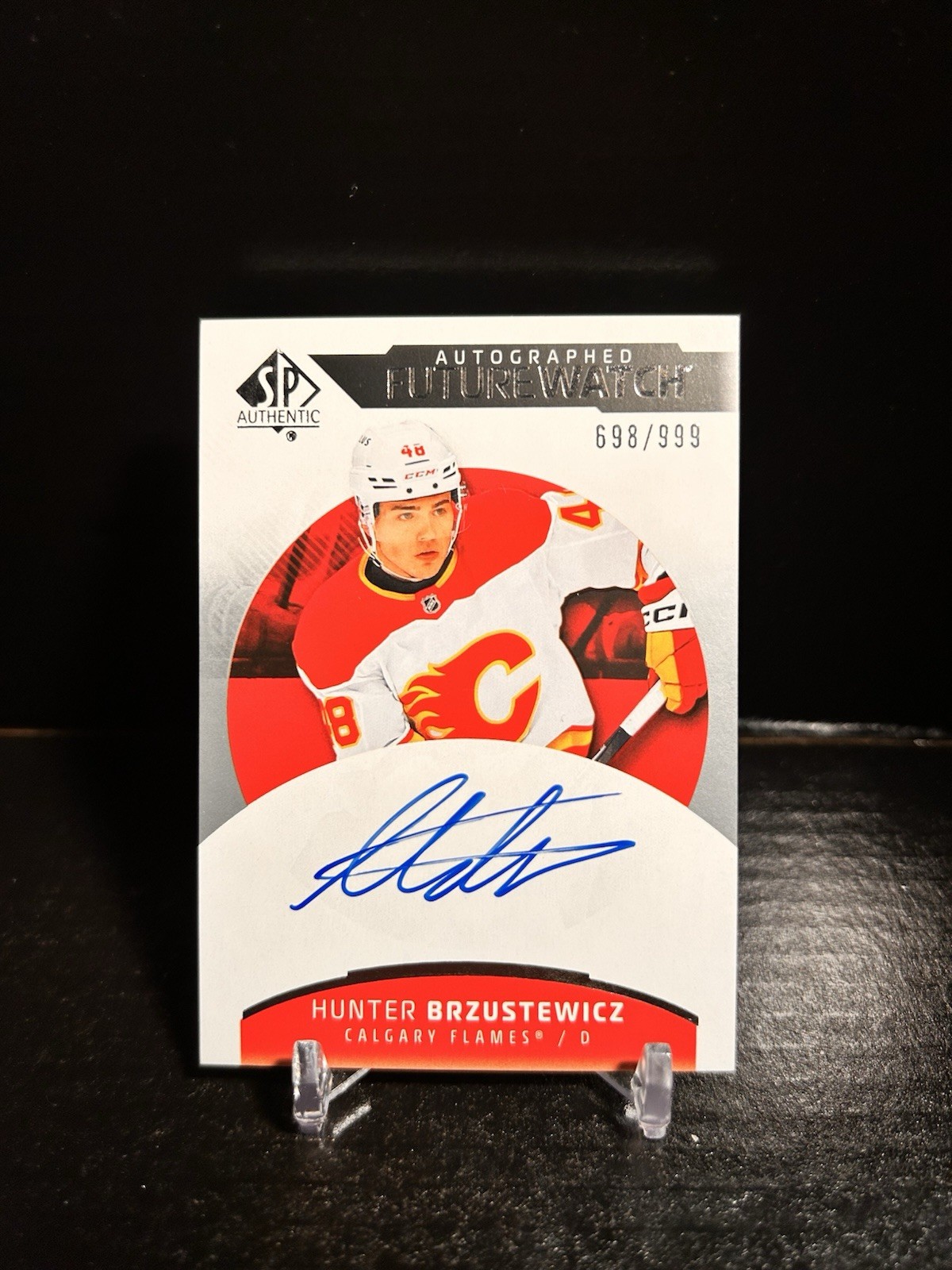 2025-26 Sp Authentic - Autographed Future Watch Hunter Brzustewicz #165 /999 2025-26 Sp Authentic - Autographed Future Watch Hunter Brzustewicz #165 /999