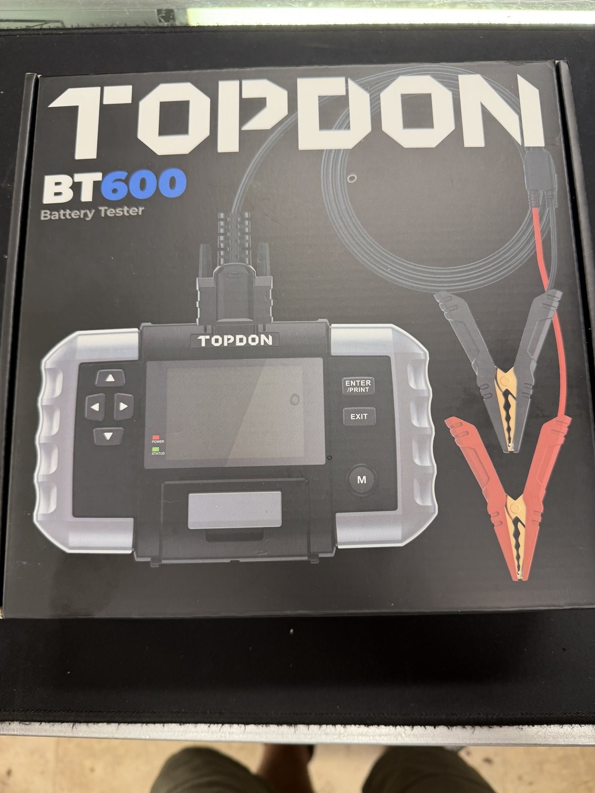 TOPDON BT600 12V 24V Battery Tester with Built-in Printer & Case NEW IN BOX