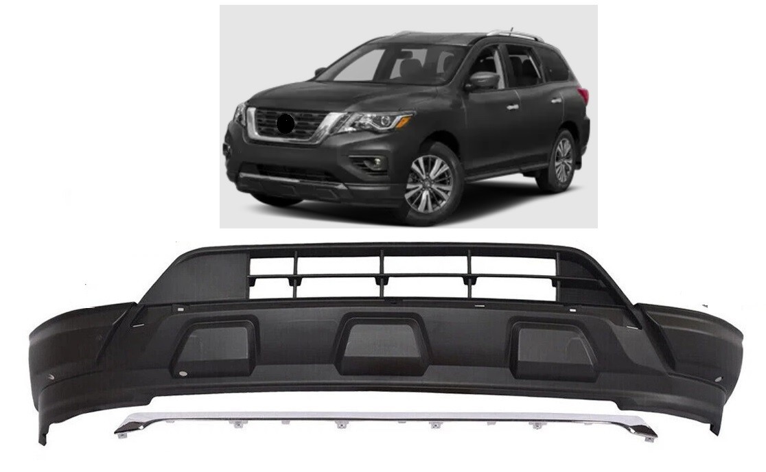 Air Dam Deflector Front for Nissan Pathfinder 2017- 2020 Bumper Trim Molding