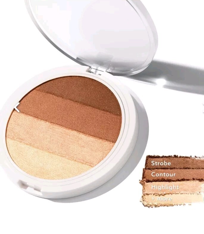 Ulta Undone Beauty Warm Up Bronzer 4 In 1 Radiance PaletteBrand New Vegan Blendi