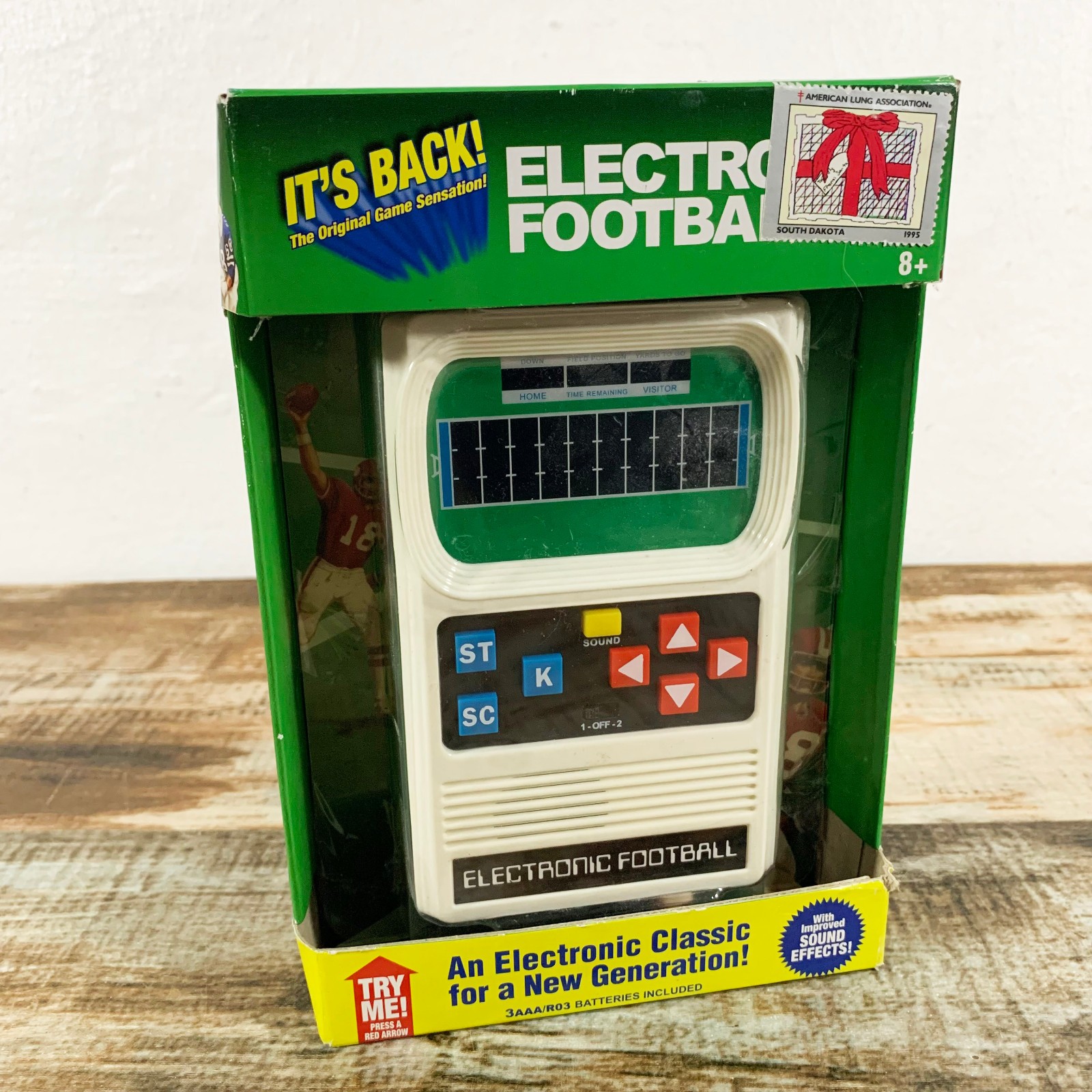 [NEW] Handheld Electronic Football Game Basic Fun 2016 Classic 1970’s Retro