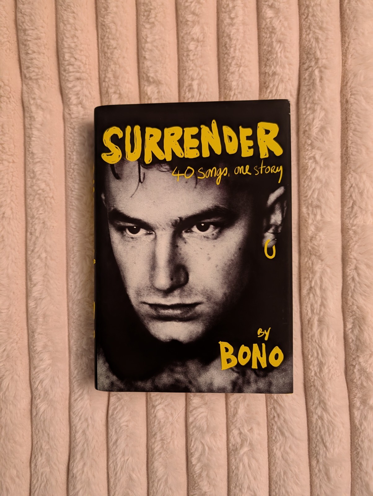 BONO Signed Surrender Memoir First Ed Autographed Hardcover Book U2