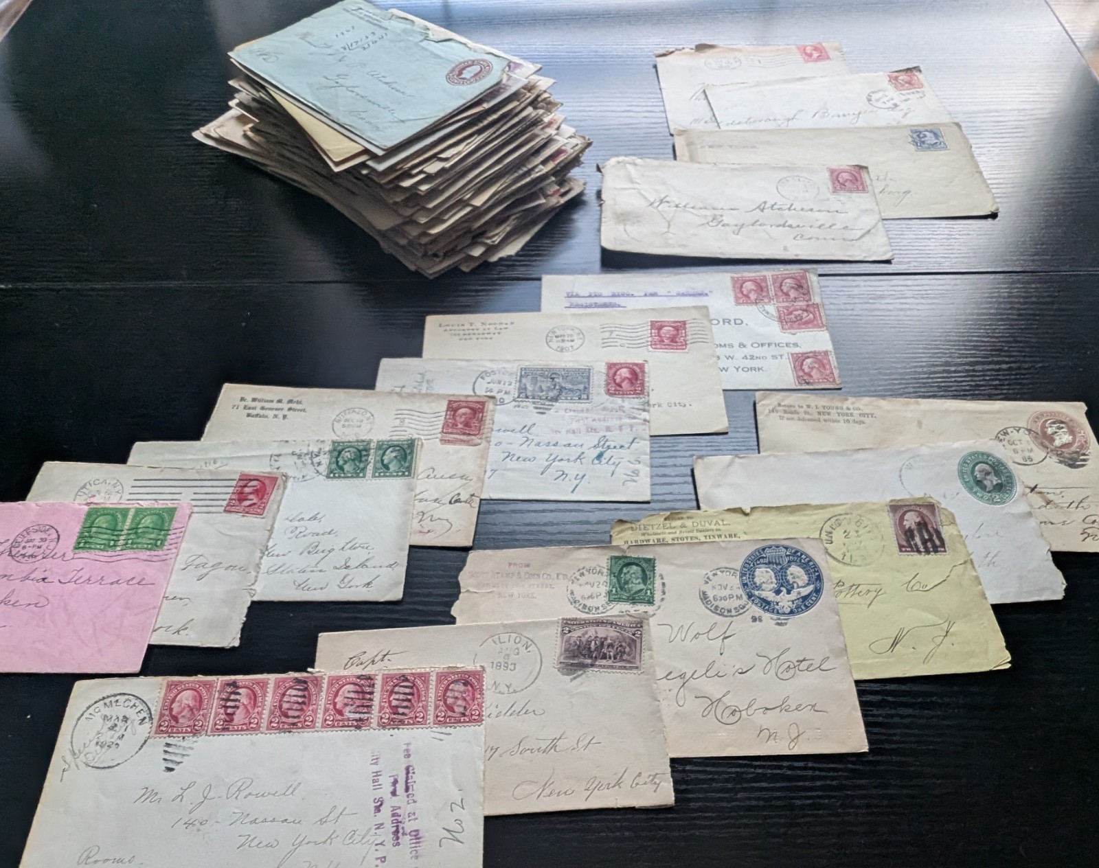 130 US Postal History Covers 1890s-1950s Antique Stamped Envelopes Estate Lot