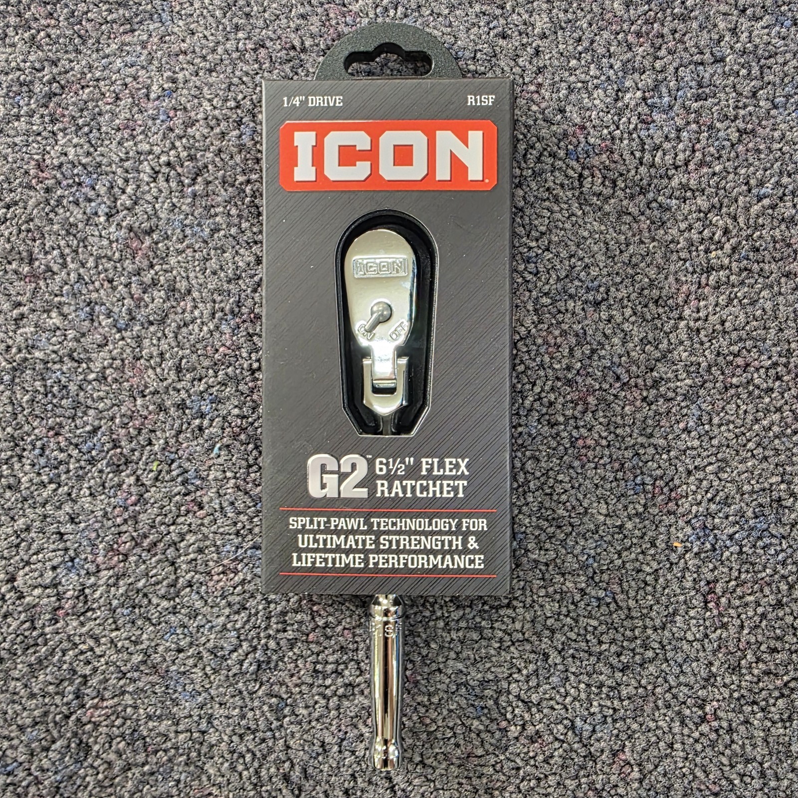 ICON 1/4 in. Drive Ratchet w/ Standard Grip R1SF ~ 6 1/2 ICON 1/4 in. Drive Ratchet w/ Standard Grip R1SF ~ 6 1/2
