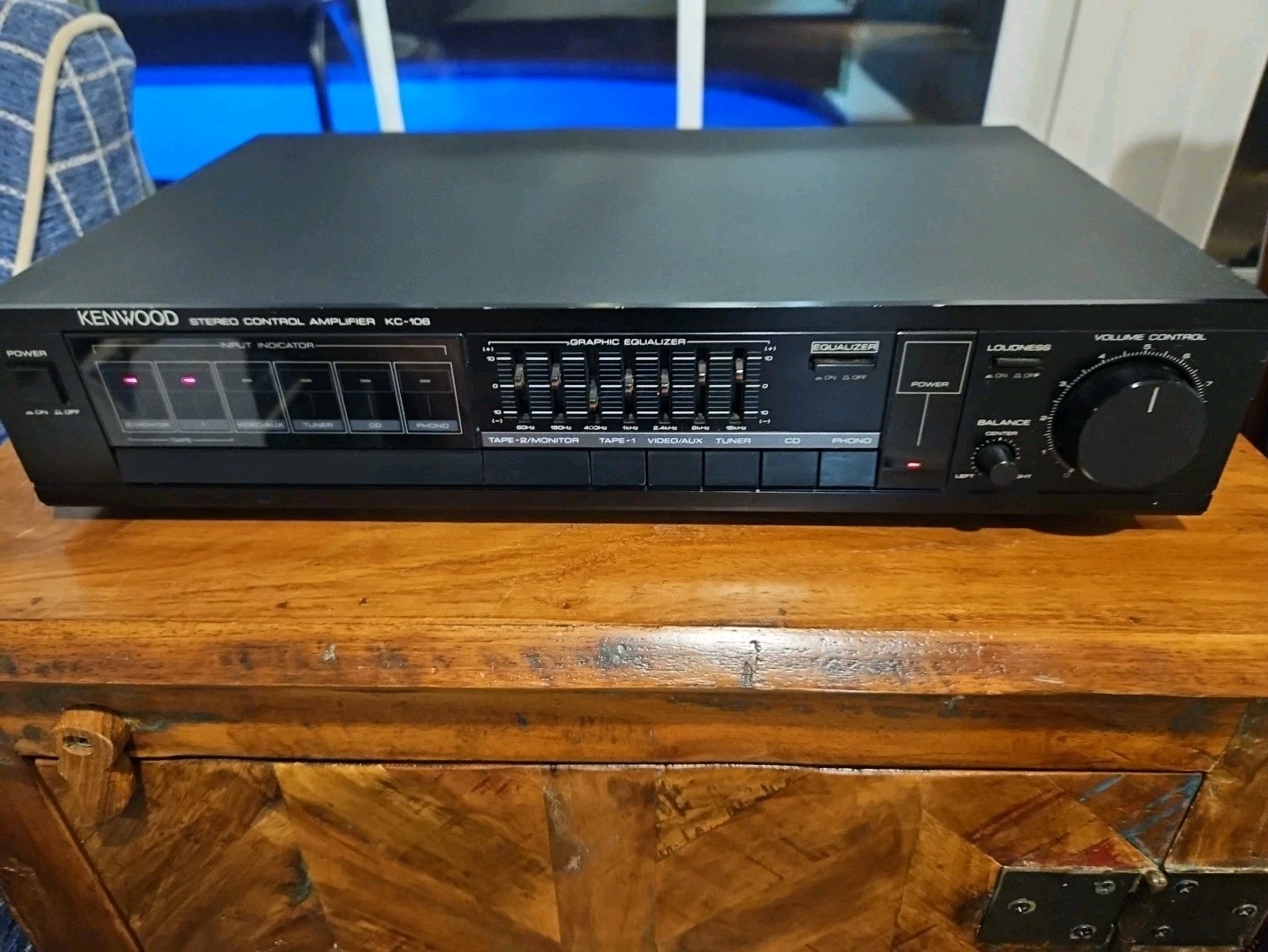 Vintage Kenwood KC-106 Stereo Control Amplifier Preamplifier EQ | FULLY TESTED