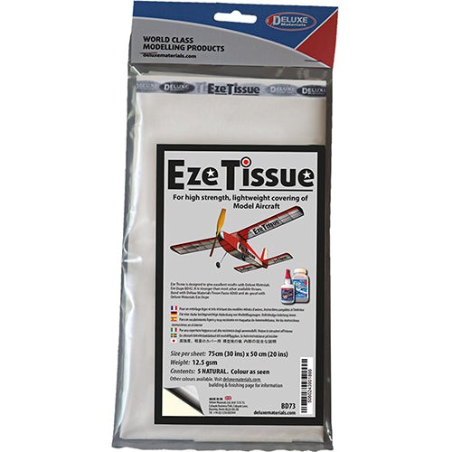 Deluxe Materials EZE Tissue Natural White High Strength and Lightweight BD73 Deluxe Materials EZE Tissue Natural White High Strength and Lightweight BD73