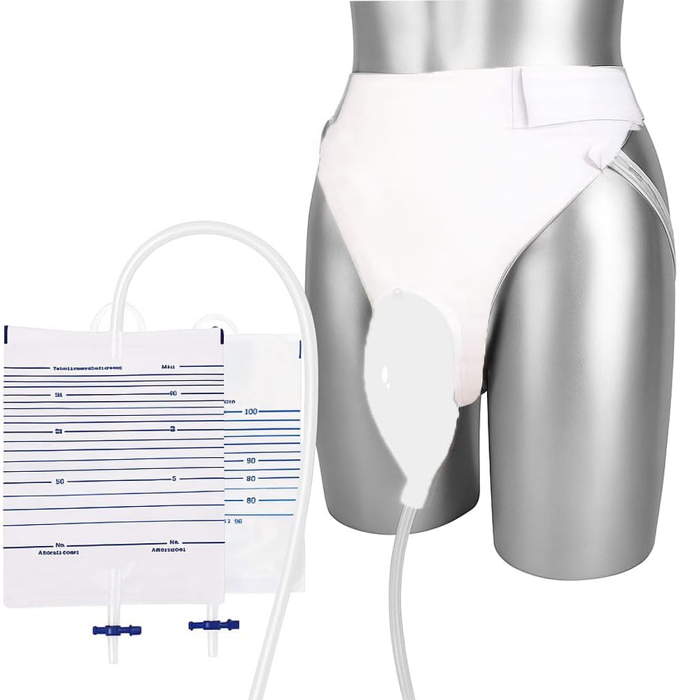 External Male Catheter, Wearable Urine Collection System Men Incontinence External Male Catheter, Wearable Urine Collection System Men Incontinence