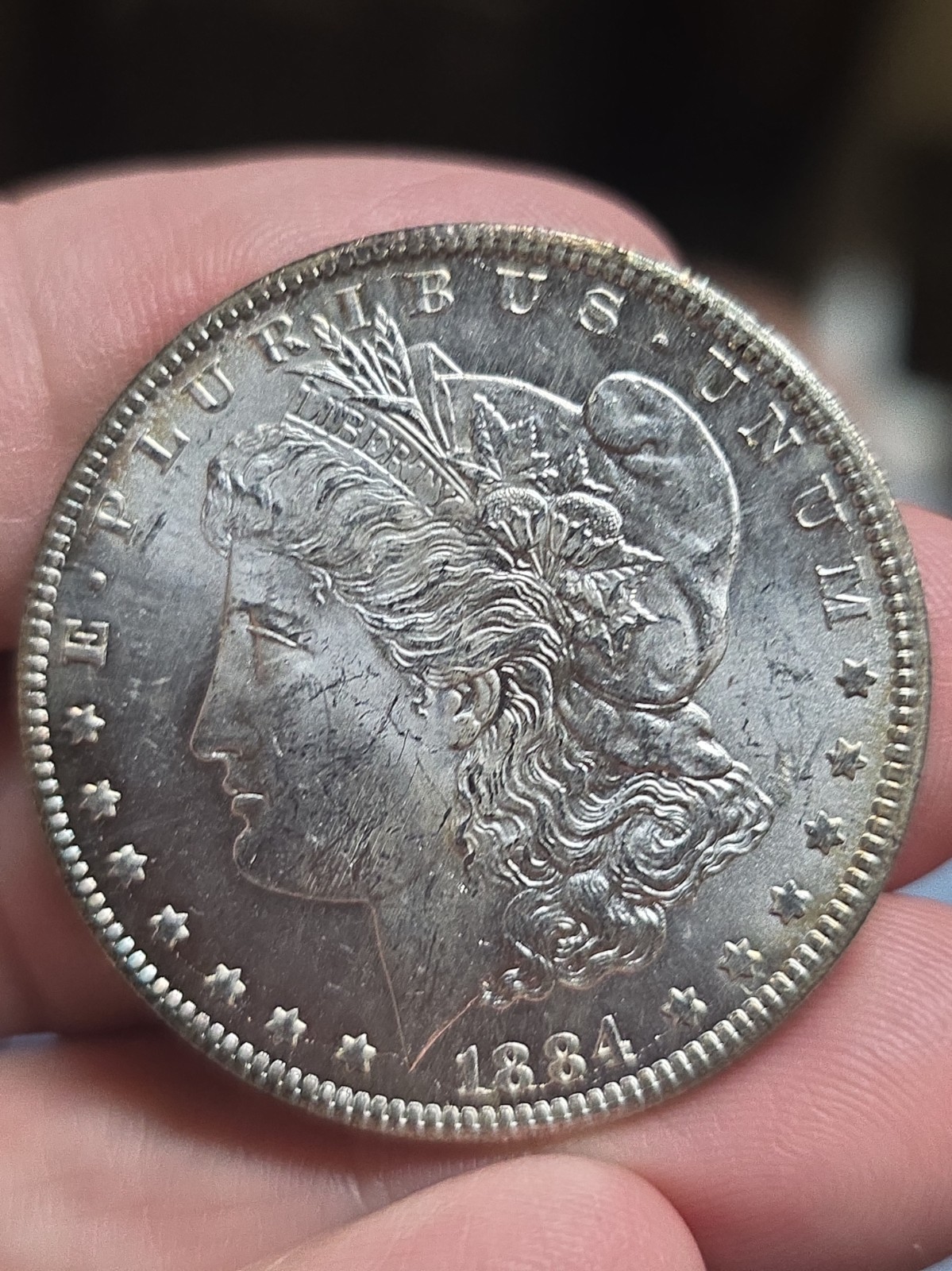1884-CC Morgan Silver Dollar BU 1884-CC Morgan Silver Dollar BU