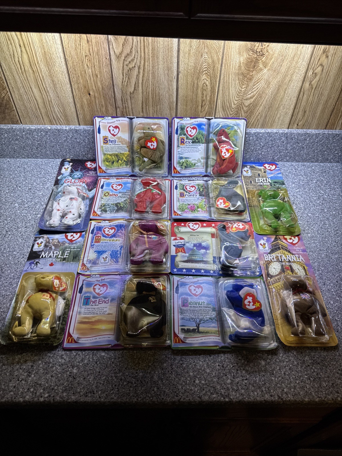 Ty McDonald’s Teenie Beanie Babies Lot of 14 Sealed Packs Retired 1999 Vintage
