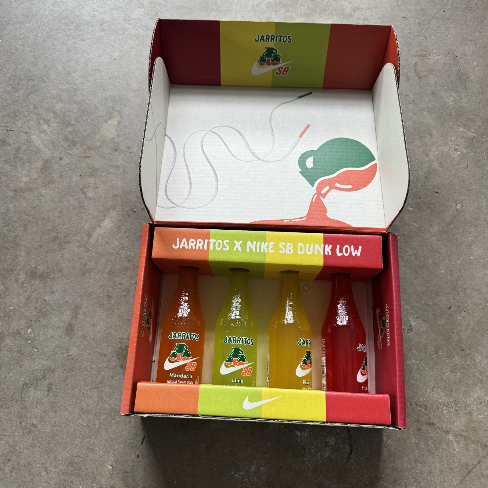 Nike SB Dunk x Jarritos Special Limited Edition Sodas Drinks Promo Box