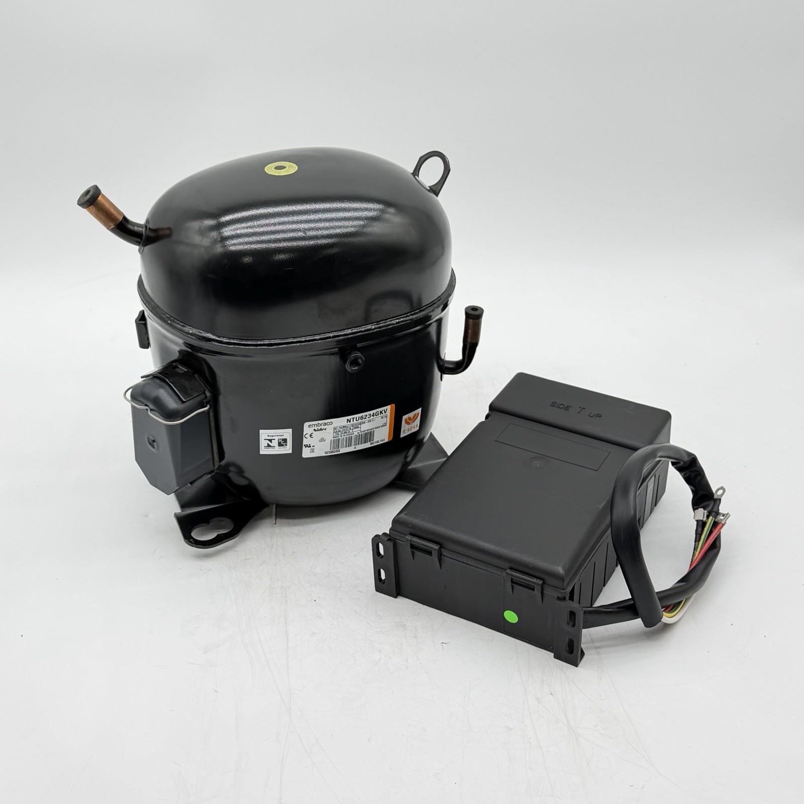 Embraco NTU6234GKV2 1 1/4 HP Compressor R404A 208-230V 60Hz MBP Hermetic