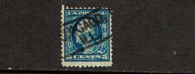 1908-9 U.S.CLASSIC 5c WASHINGTON p.12  Sc#335 Fabulous City Cancel