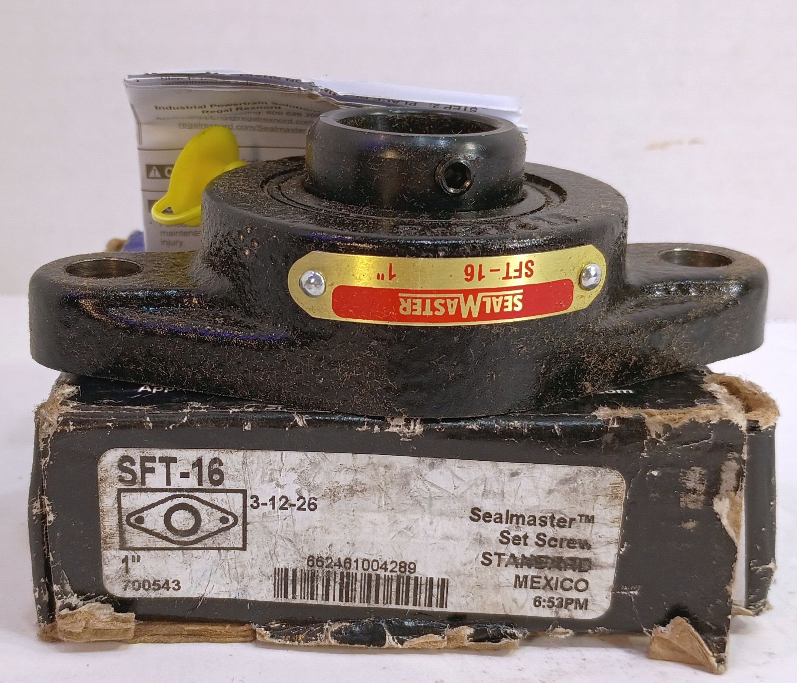 1 NEW SEALMASTER SFT-16 1” BORE 2 BOLT PILLOW BLOCK BEARING NIB **MAKE OFFER**