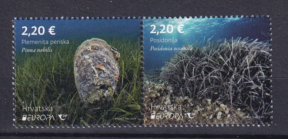 CROATIA 2024,EUROPA CEPT ,UNDERWATER FAUNA,MNH CROATIA 2024,EUROPA CEPT ,UNDERWATER FAUNA,MNH