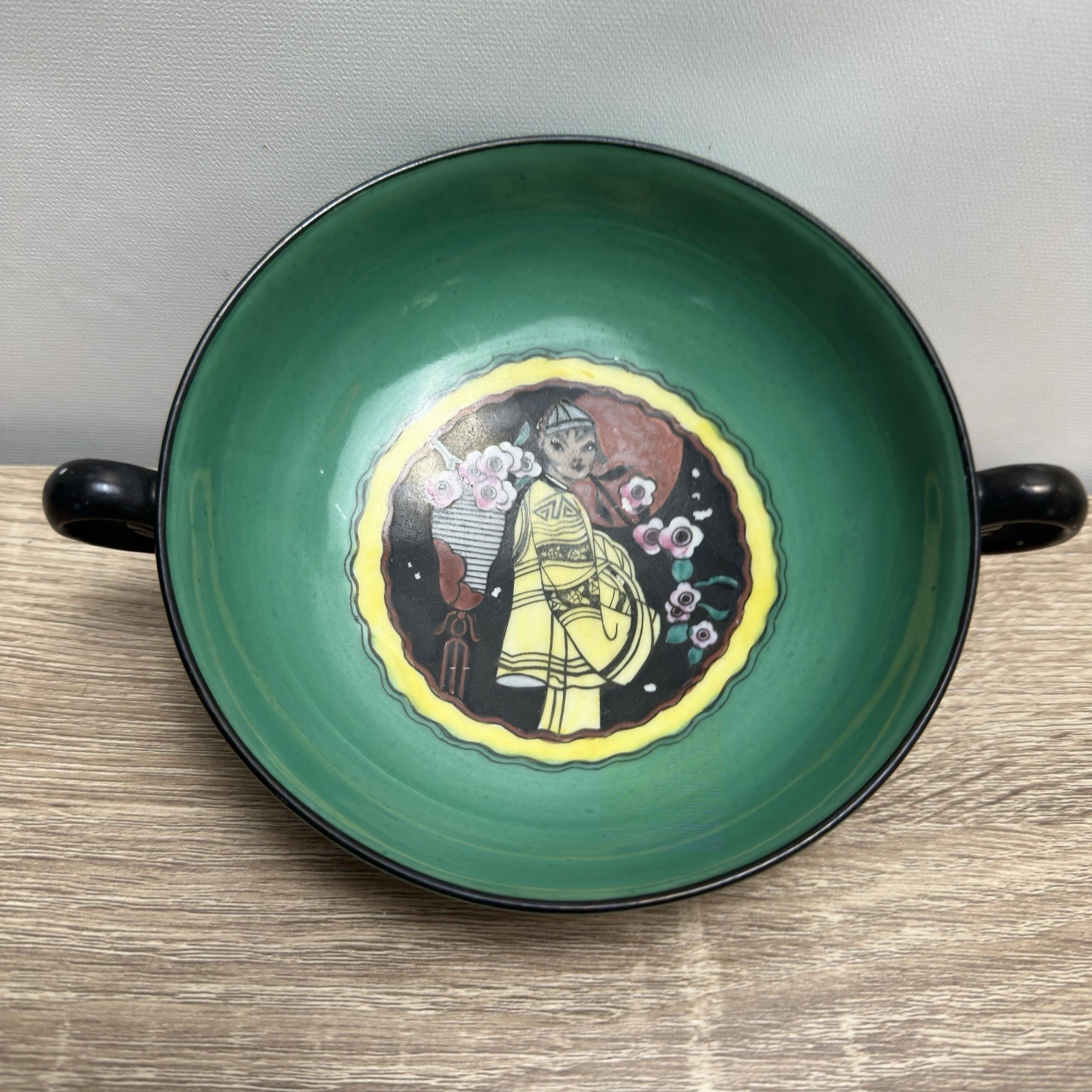 Vintage Noritake Art Deco Geisha Portrait 6 Vintage Noritake Art Deco Geisha Portrait 6