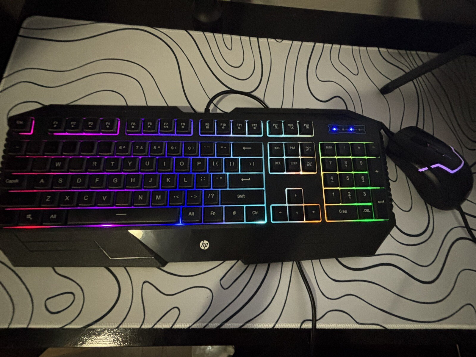 HP GK1100 Wired Gaming Keyboard Mouse combo, LED backlit (SPANISH) HP GK1100 Wired Gaming Keyboard Mouse combo, LED backlit (SPANISH)