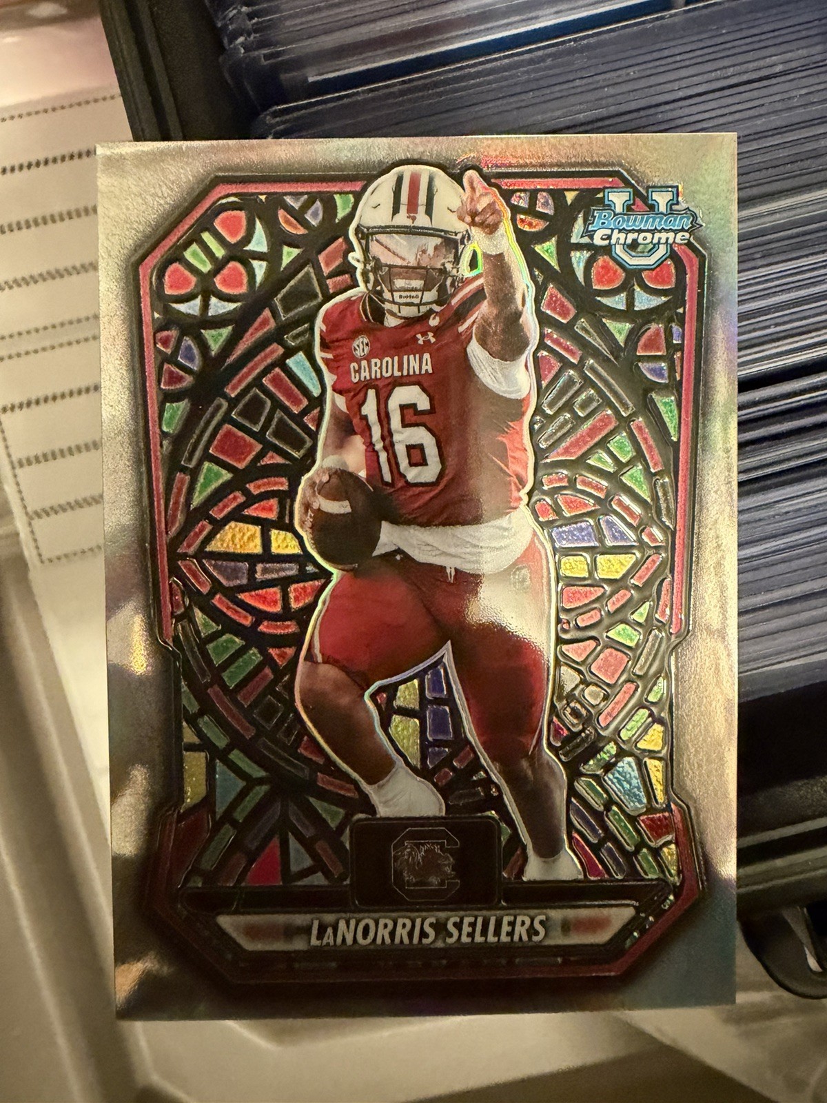 2026 Bowman Chrome LaNorris Sellers Etched In Glass CPE-11 CASE HIT SSP 2026 Bowman Chrome LaNorris Sellers Etched In Glass CPE-11 CASE HIT SSP
