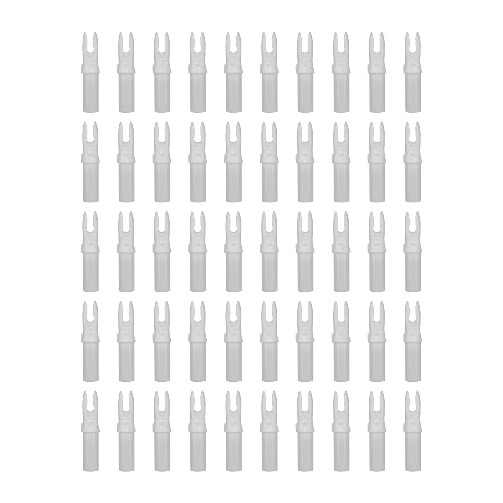 ACDSHOT 50 Packs .244/6.2mm Archery Arrows Nocks S Plastic Arrow for Carbon A...