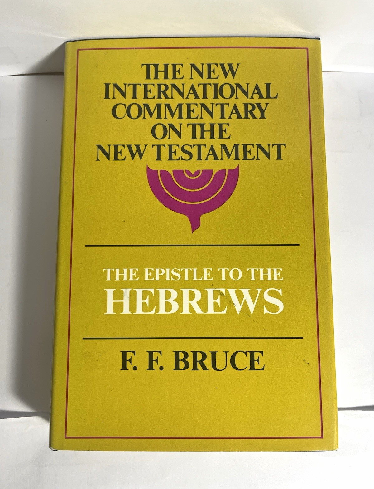The Epistle to the Hebrews F F Bruce Hardcover 1984 NICNT Commentary Eerdmans The Epistle to the Hebrews F F Bruce Hardcover 1984 NICNT Commentary Eerdmans