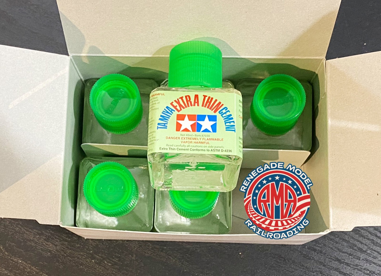 Tamiya 87038 6 Pack Extra Thin Cement 40ml Plastic Model Glue Factory Fresh Tamiya 87038 6 Pack Extra Thin Cement 40ml Plastic Model Glue Factory Fresh