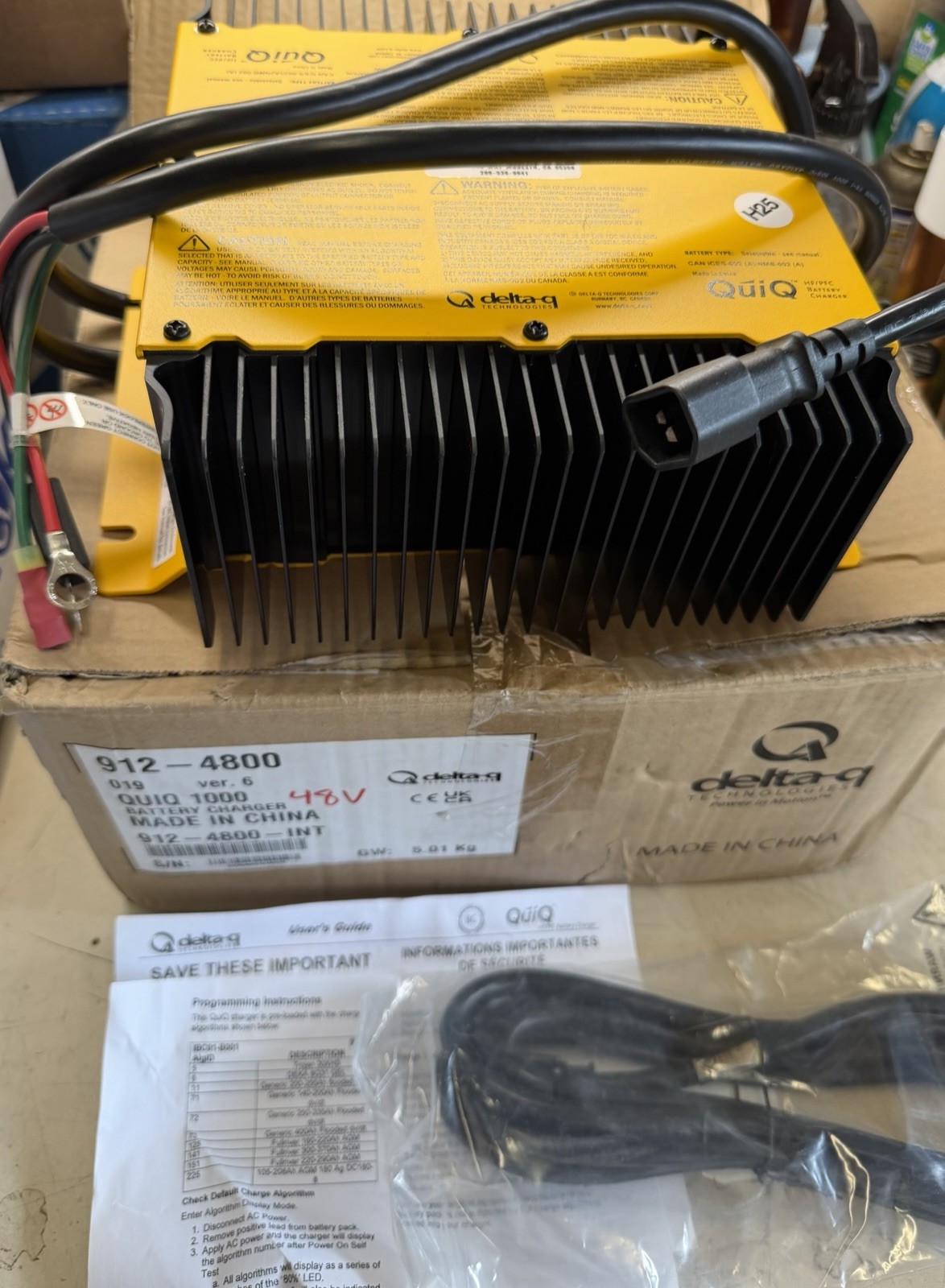 Delta-Q-QuiQ-OnBoard-48V-Battery-Charger-912-4800-Golf-Cart 48 volt Delta-Q-QuiQ-OnBoard-48V-Battery-Charger-912-4800-Golf-Cart 48 volt