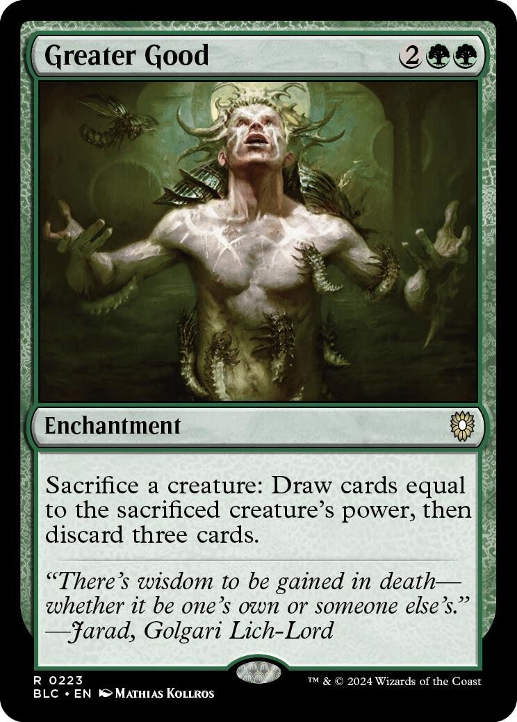 MTG BLC R Greater Good #223 NM