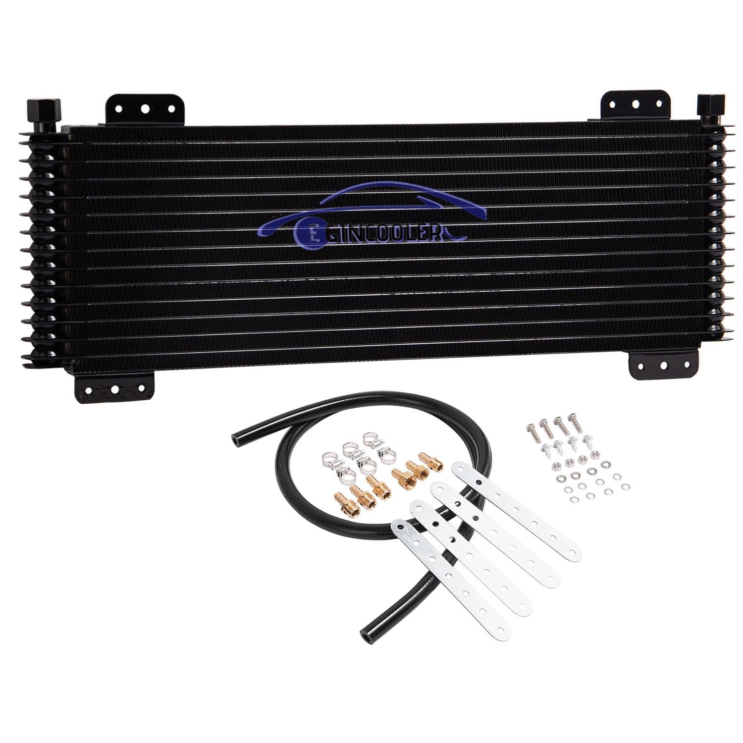 Aluminum for Tru Cool 40K Transmission Oil Cooler GVW Max 40,000#LPD47391 Black