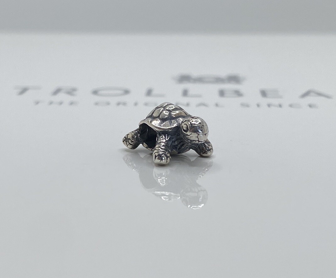 Trollbeads African Tortoise Bead Silver 925 Trollbeads African Tortoise Bead Silver 925