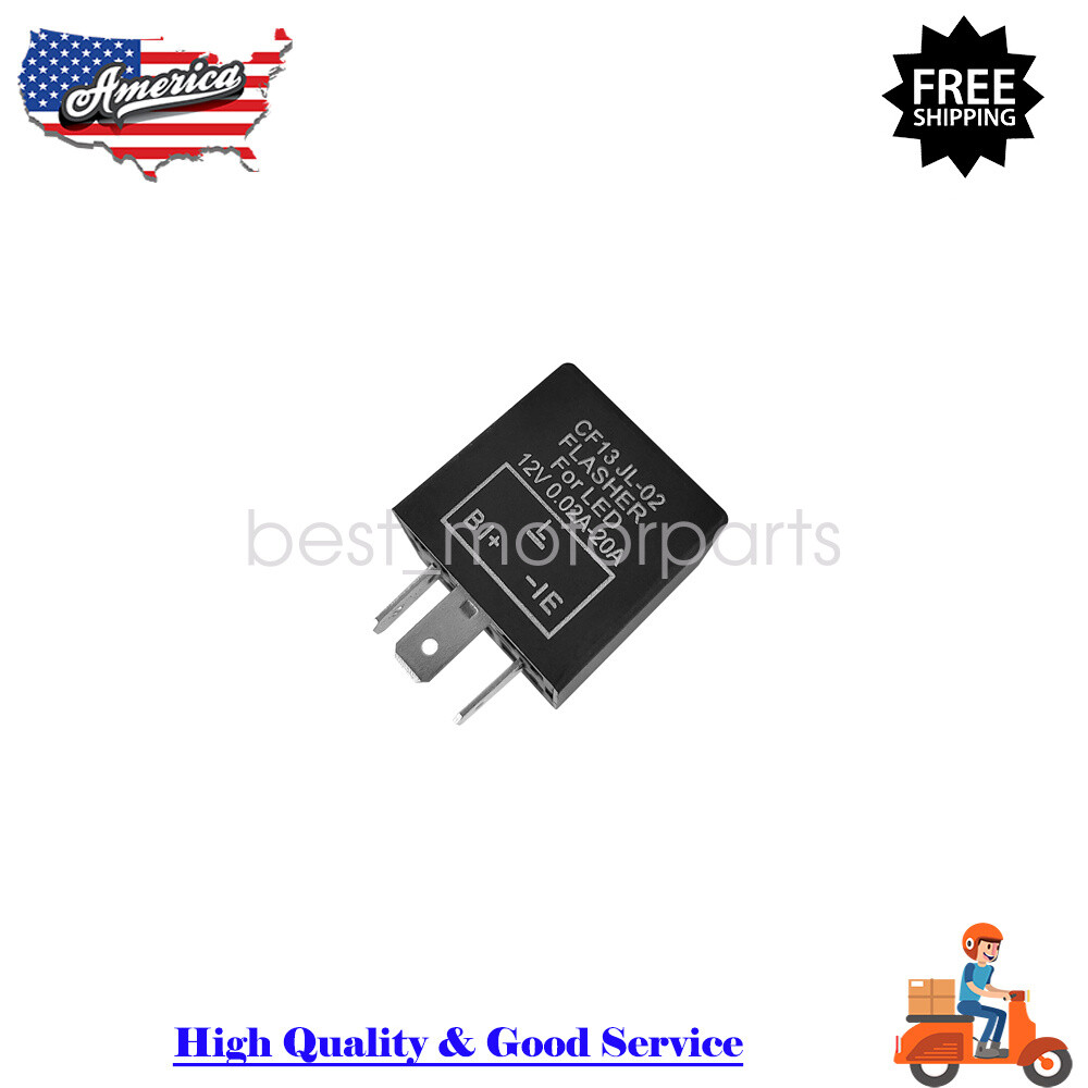CF13 JL-02 3Pin LED Flasher Relay For Car Turn Signal Light Hyper Flash Fix