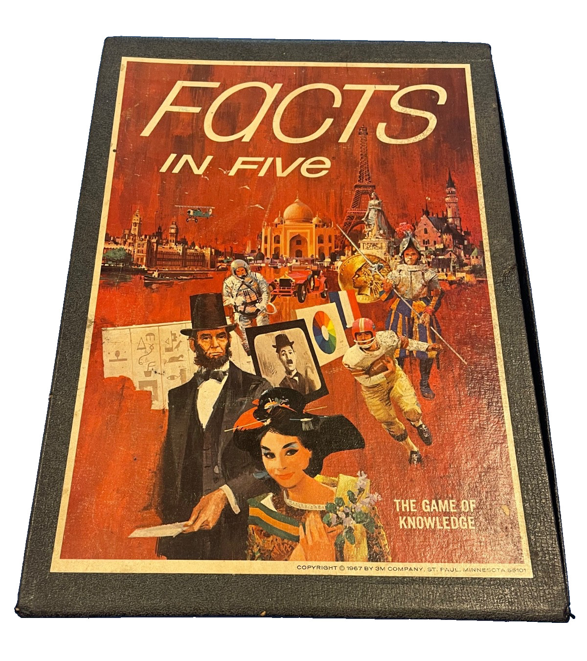 Vintage 1967 FACTS IN FIVE Game COMPLETE 3M Company board GAME of KNOWLEDGE USA Vintage 1967 FACTS IN FIVE Game COMPLETE 3M Company board GAME of KNOWLEDGE USA