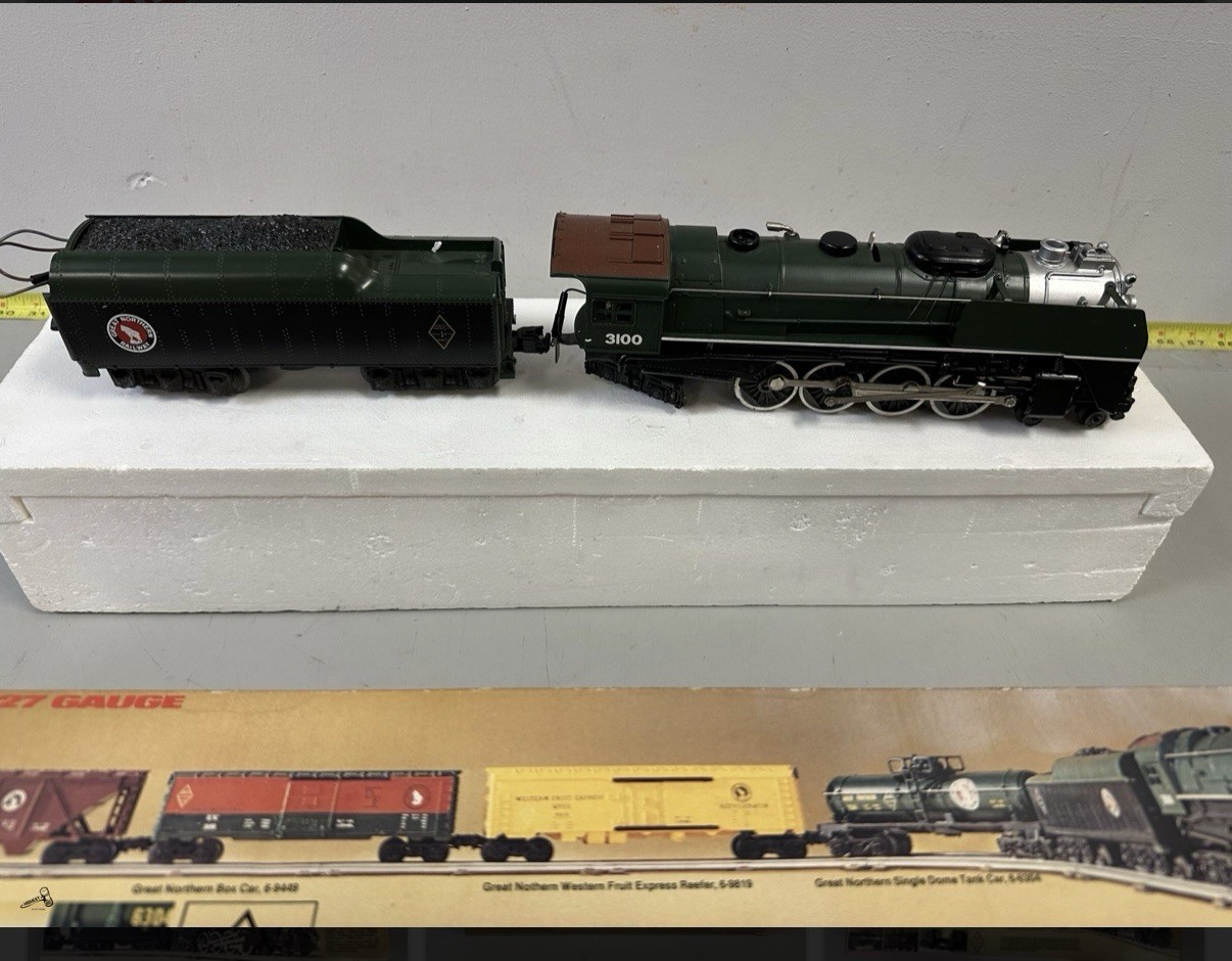Vintage Lionel O/O27 Great Northern Diecast Steam Locomotive Model Train 6-3100 Vintage Lionel O/O27 Great Northern Diecast Steam Locomotive Model Train 6-3100