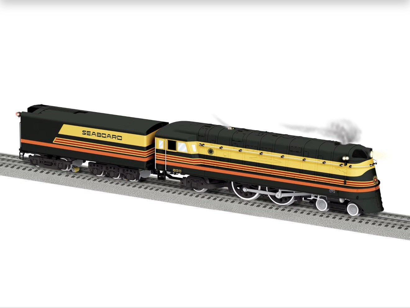 Lionel Seaboard “Hiawatha” #850 4-4-2 & 7 Pass Cars, Rare Awesome Set Brand New Lionel Seaboard “Hiawatha” #850 4-4-2 & 7 Pass Cars, Rare Awesome Set Brand New