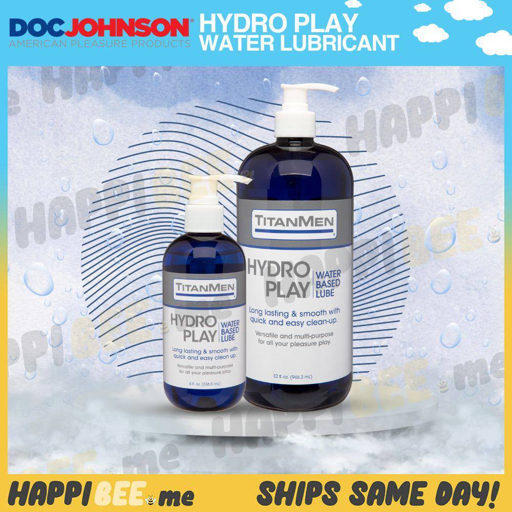 TitanMen Hydro Play WATER Lubricant🍯Liquid Lube Wet Gel Backdoor Anal Glide