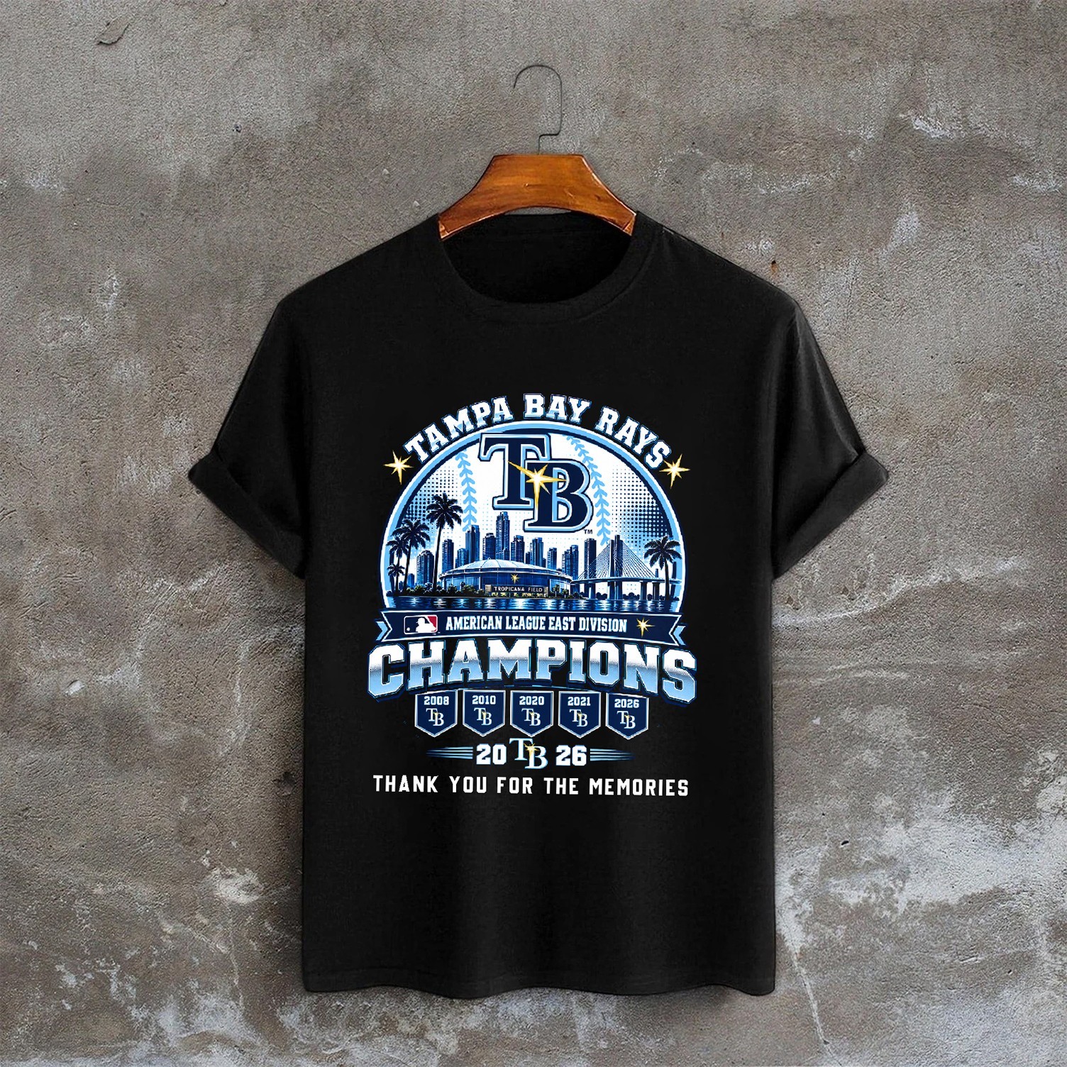 Tampa Bay Rays 2026 National League East Division Champions TShirt Tampa Bay Rays 2026 National League East Division Champions TShirt