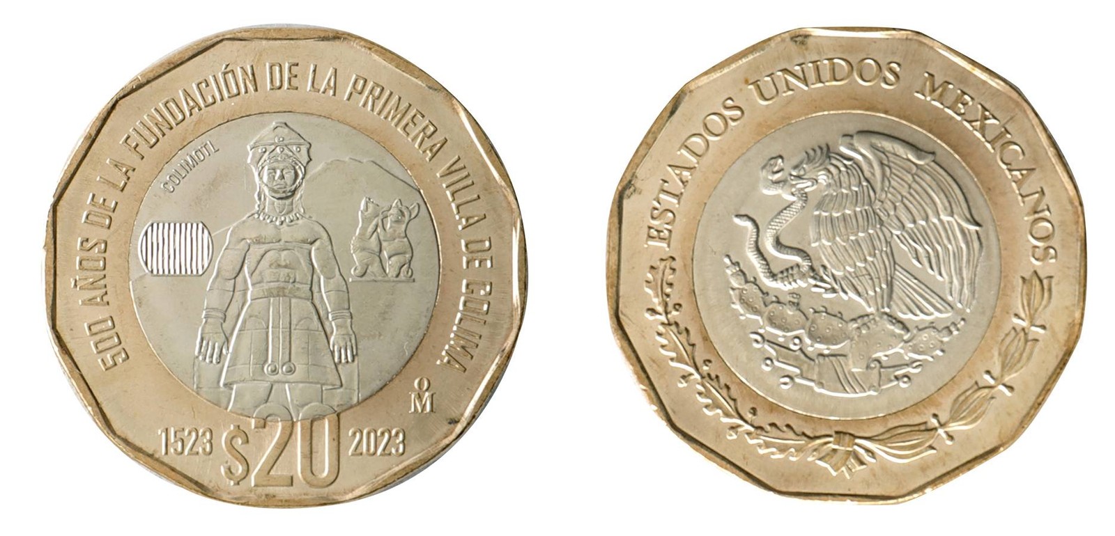 Mexico 20 Pesos, 2023, N #429244, Mint, Commemorative Mexico 20 Pesos, 2023, N #429244, Mint, Commemorative