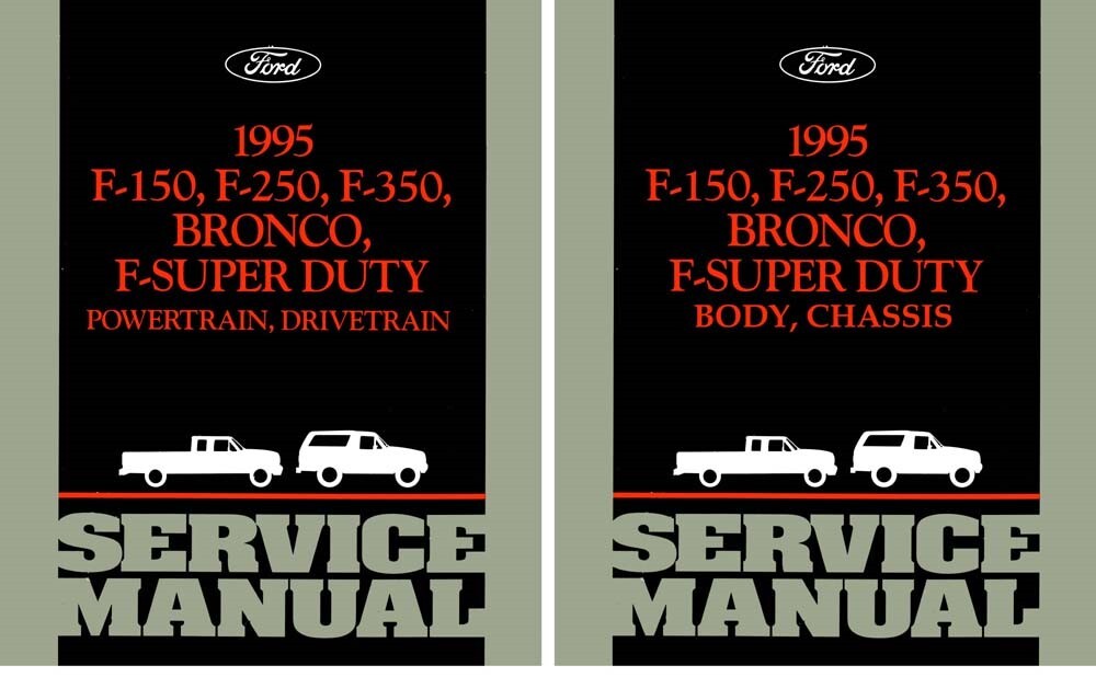 1995 Ford Truck F-150, F-250, F-350 Factory Shop Service Manual 1995 Ford Truck F-150, F-250, F-350 Factory Shop Service Manual