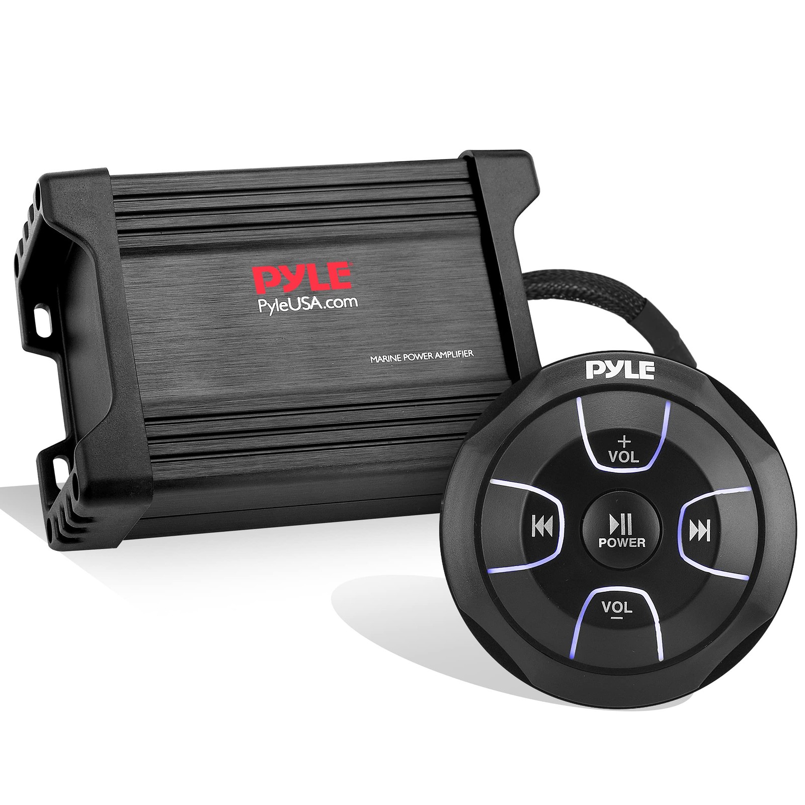 Pyle Waterproof Bluetooth Marine Amplifier Receiver - Weatherproof 2 Black Pyle Waterproof Bluetooth Marine Amplifier Receiver - Weatherproof 2 Black