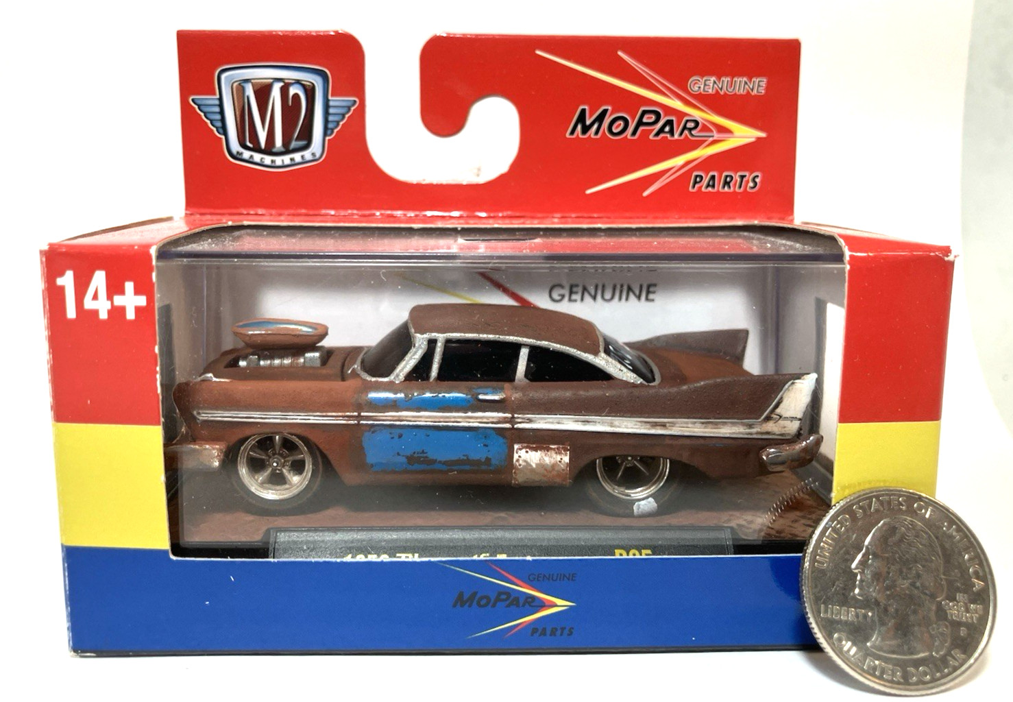 Weathered M2 Ground Pounders 1/64 Scale 1958 Plymouth Fury Barn Find Rat Rod Weathered M2 Ground Pounders 1/64 Scale 1958 Plymouth Fury Barn Find Rat Rod