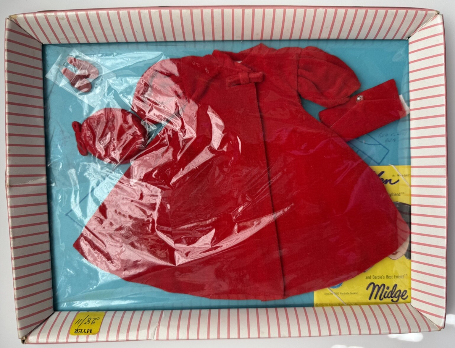 Vintage Barbie Doll Red Flare #939 Outfit with Original Packaging, OPENED READ Vintage Barbie Doll Red Flare #939 Outfit with Original Packaging, OPENED READ