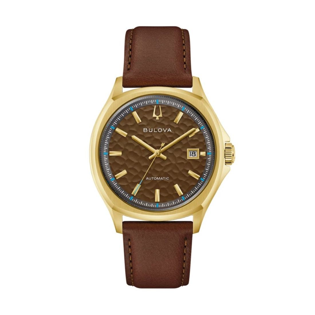 Bulova Men\'s Tony Bennett Brown Dial Automatic Watch 97B244