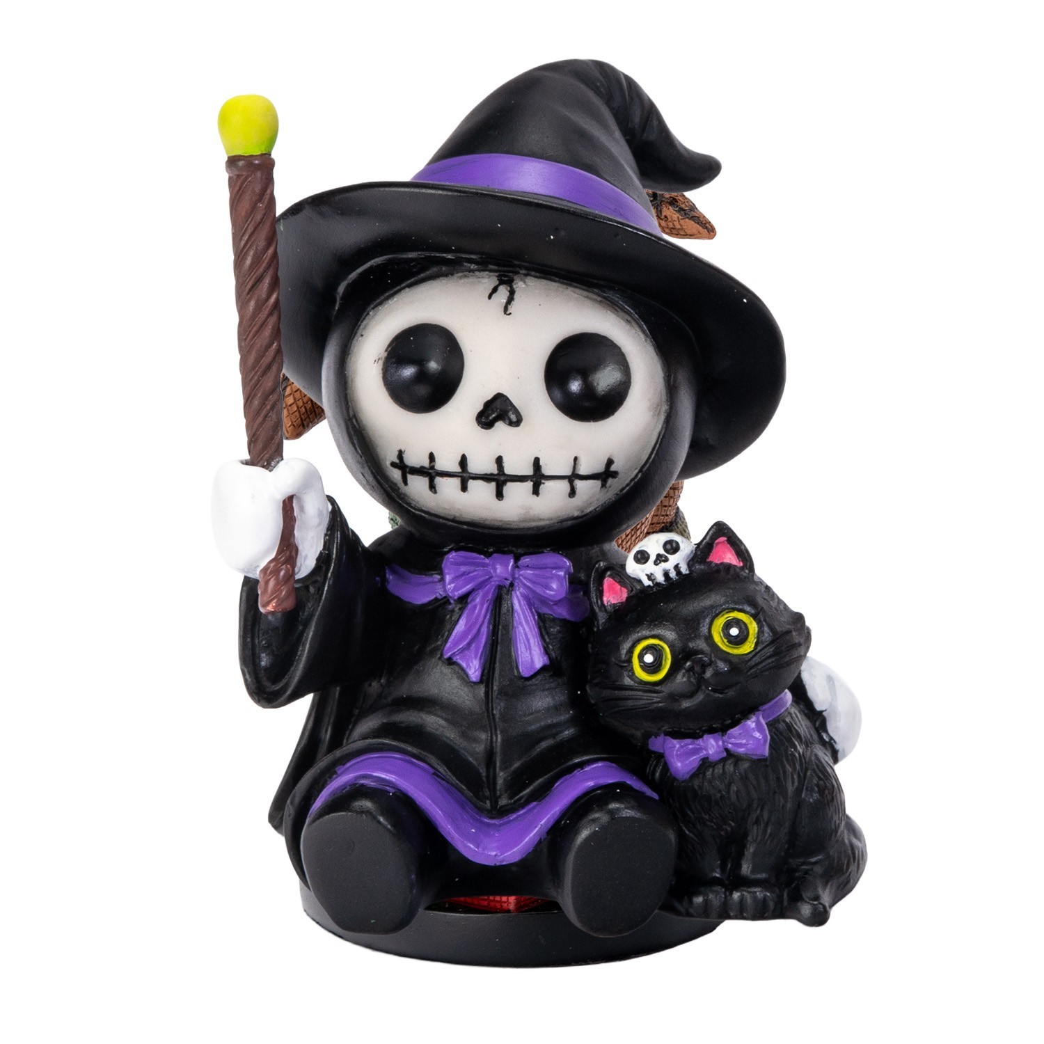 PT FurryBones Salem the Witch Skull Resin Mini Figure PT FurryBones Salem the Witch Skull Resin Mini Figure