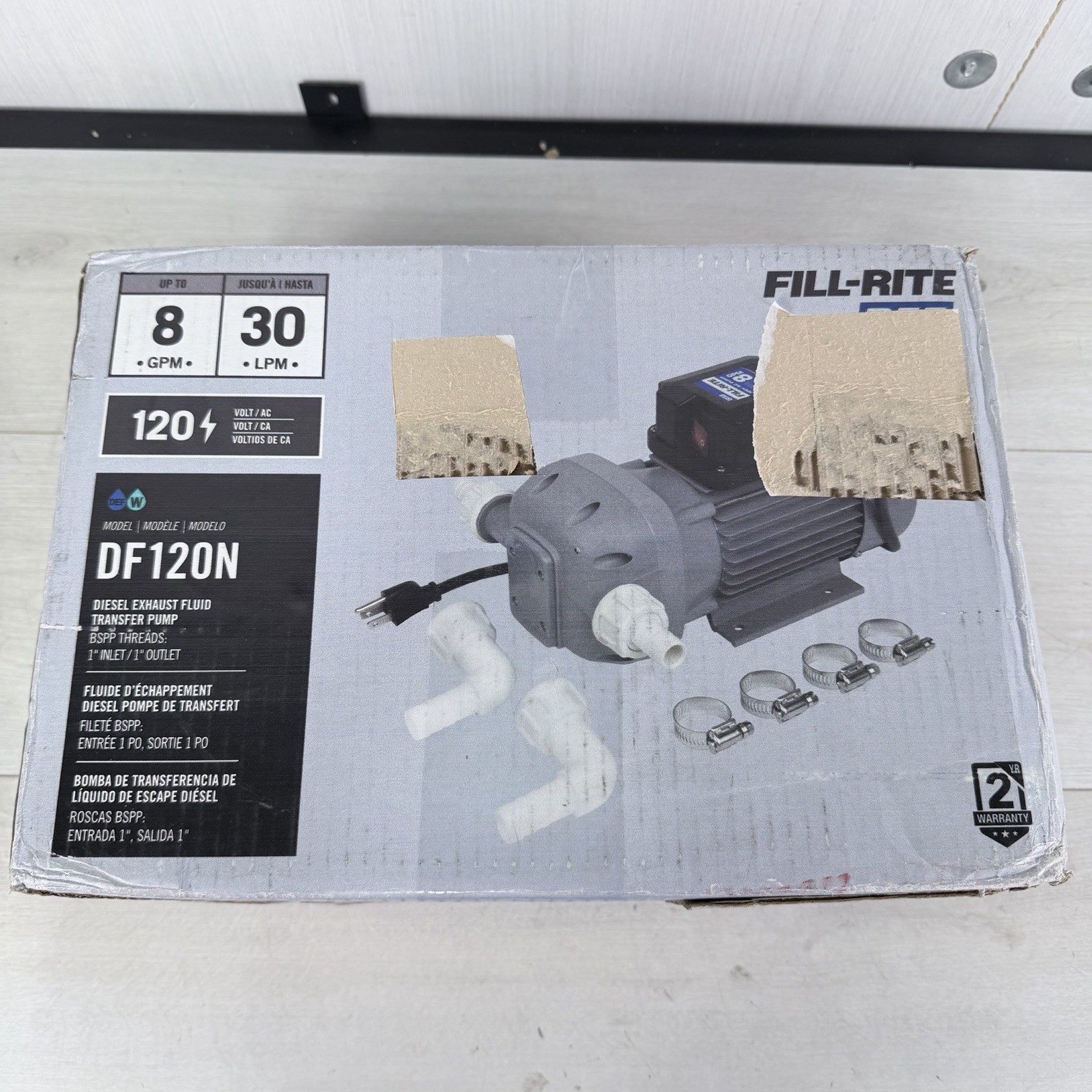 Fill-rite 120V AC DEF Transfer Diesel Exhaust Fluid Transfer Pump DF120N Fill-rite 120V AC DEF Transfer Diesel Exhaust Fluid Transfer Pump DF120N