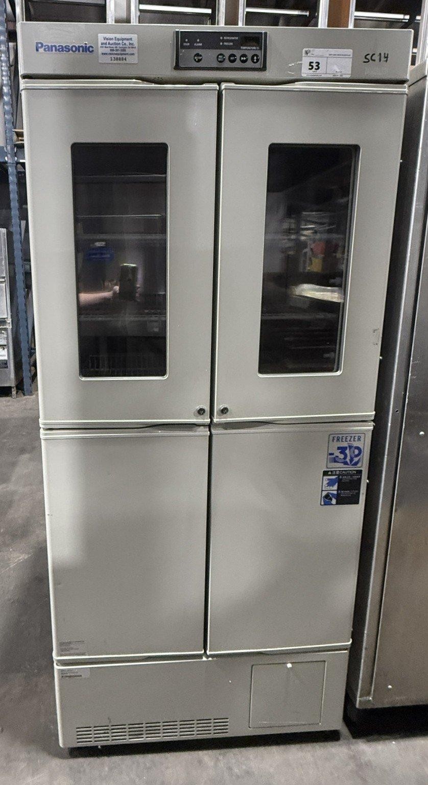 PANASONIC MPR-414F-PA BIOMEDICAL PHARMACY DUAL TEMP REFRIGERATOR FREEZER