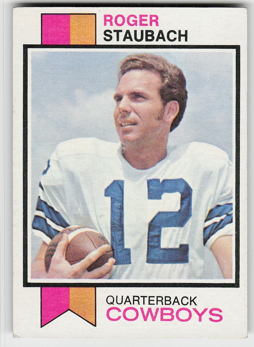 1973 Topps #475 Roger Staubach FOOTBALL Dallas Cowboys 1973 Topps #475 Roger Staubach FOOTBALL Dallas Cowboys