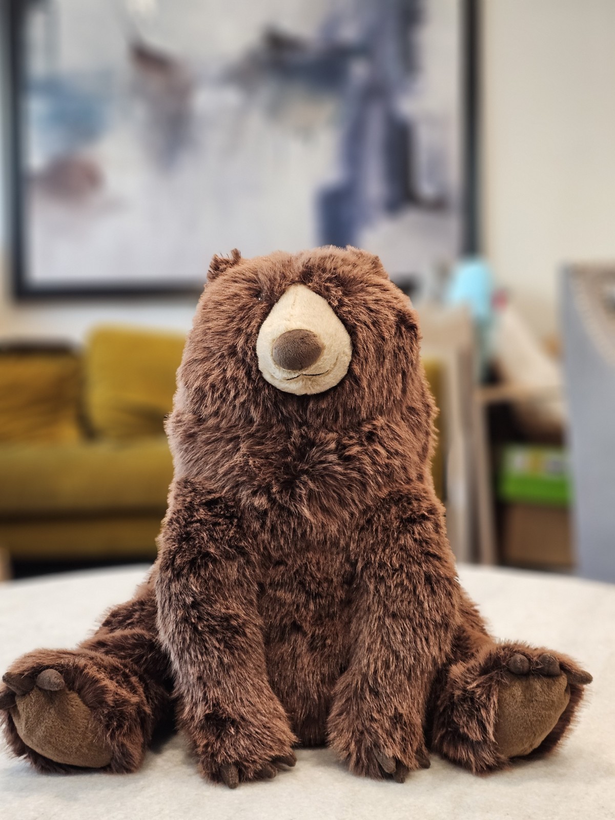 Jellycat Bizzlestomp Bear Plush Brown Teddy Stuffed Animal 16\ Jellycat Bizzlestomp Bear Plush Brown Teddy Stuffed Animal 16\