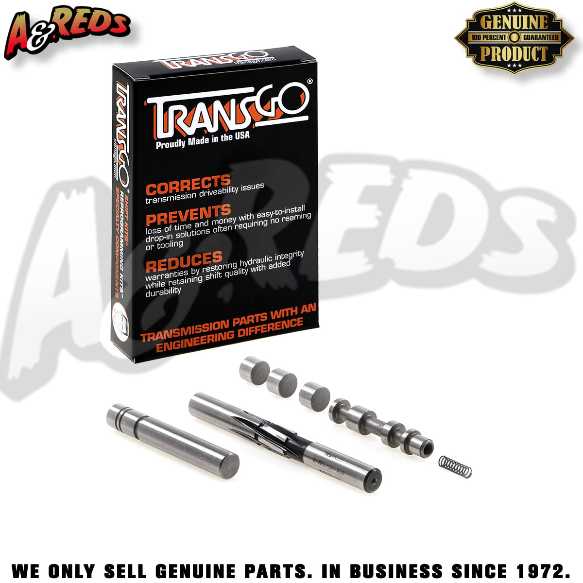 TransGo Solenoid Switch Valve Repair Kit .453 with reamer (#RFE-SV453-WT) TransGo Solenoid Switch Valve Repair Kit .453 with reamer (#RFE-SV453-WT)
