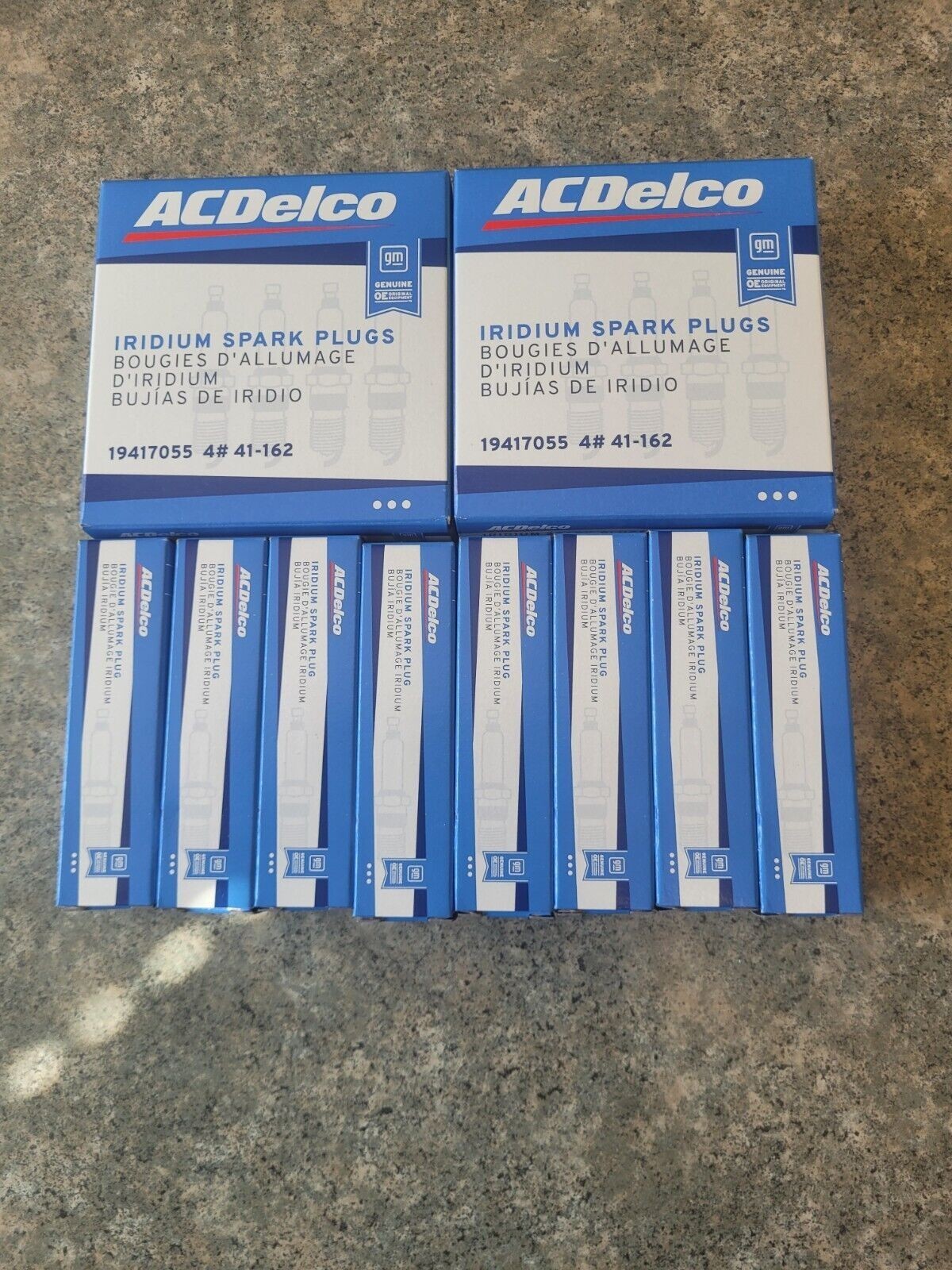8 PACK NEW Spark Plug-Iridium ACDelco 41-162 FAST 19417055 USA 8 PACK NEW Spark Plug-Iridium ACDelco 41-162 FAST 19417055 USA