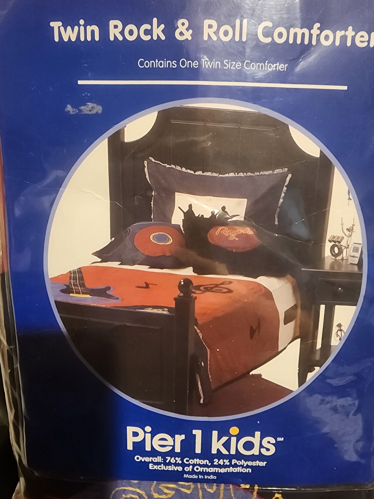 Pier 1 Kids Twin Rock & Roll Comforter Pier 1 Kids Twin Rock & Roll Comforter
